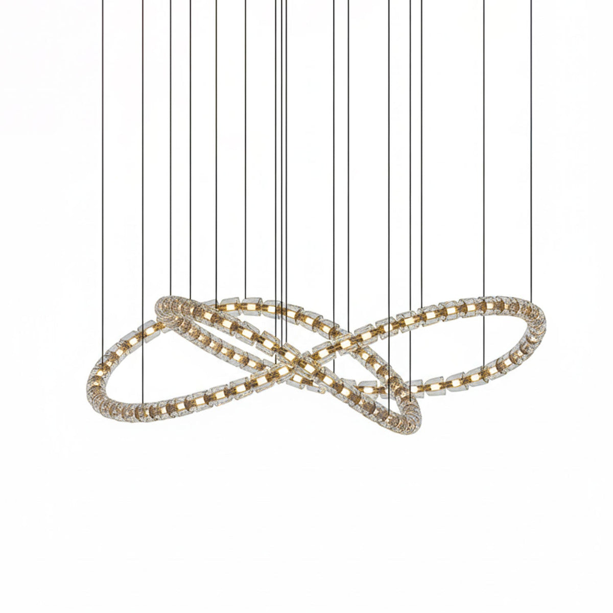 Nexus Gold Kristall Kronleuchter