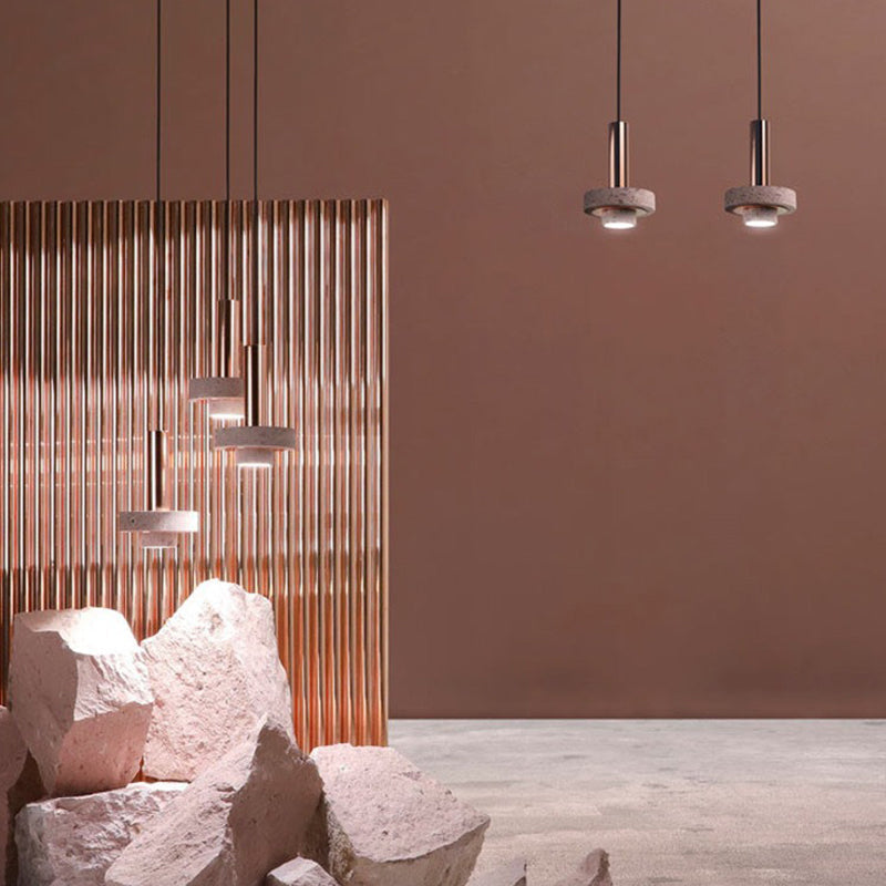Arisha Modern LED Pendelleuchte Zylinder Wohn/Schlafzimmer Metall