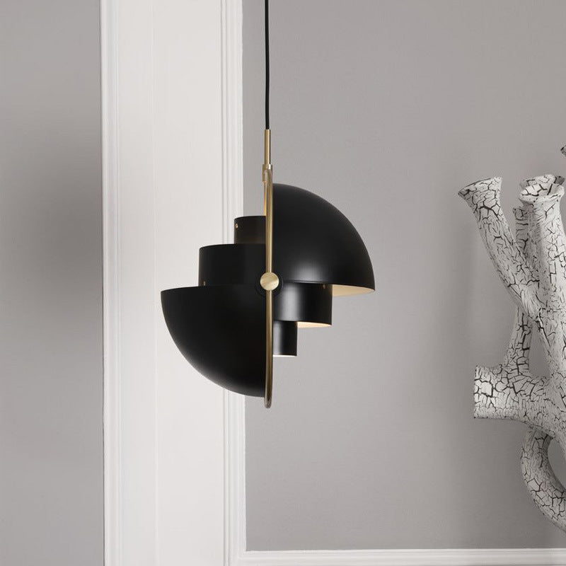 Kristy Modern LED Pendelleuchte Schwarz/Gold Esszimmer/Wohnzimmer