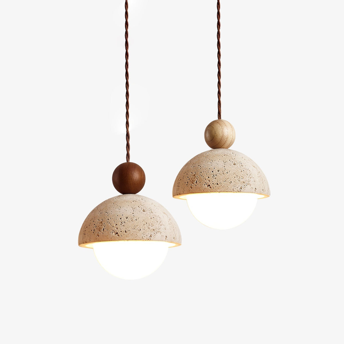 Bexn Travertine Pendelleuchte