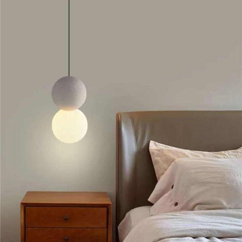 Avi Modern LED Pendelleuchte Schwarz Metall Schlaf Wohnzimmer