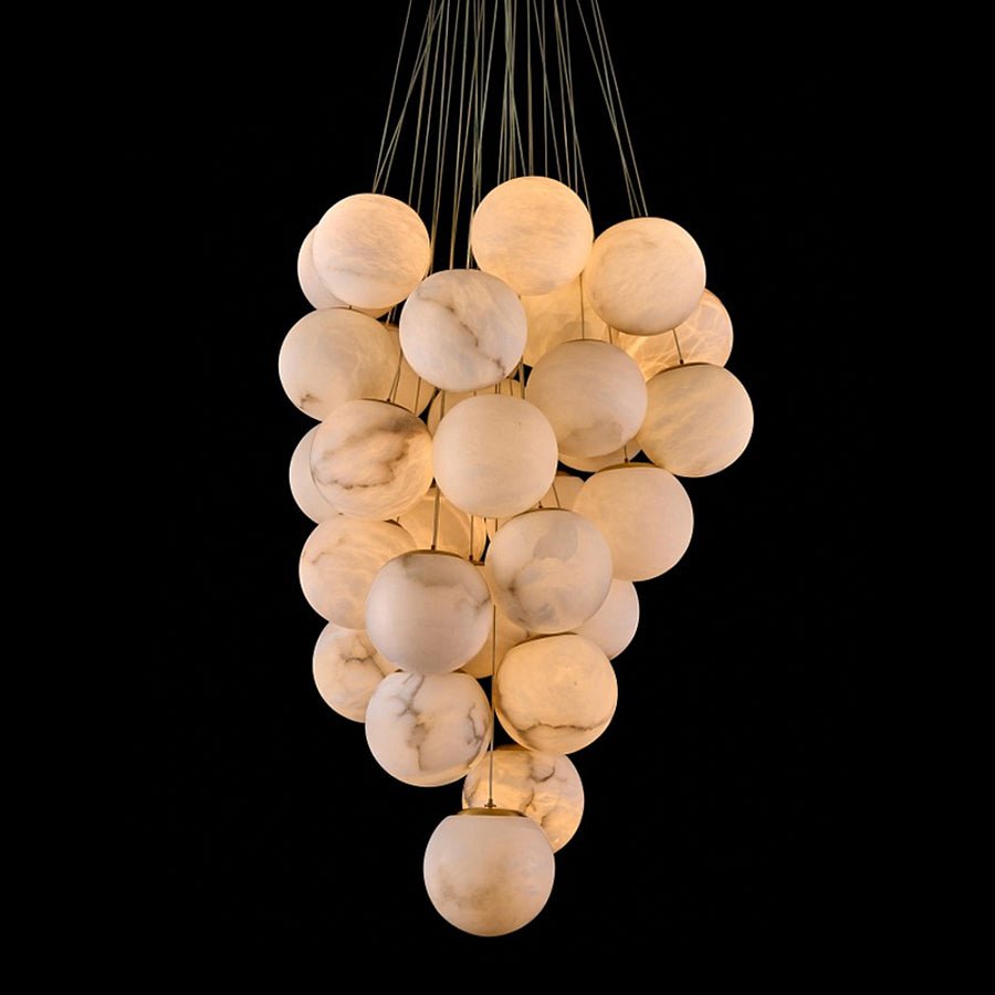 Gaia Alabaster Pendelleuchte Kronleuchter