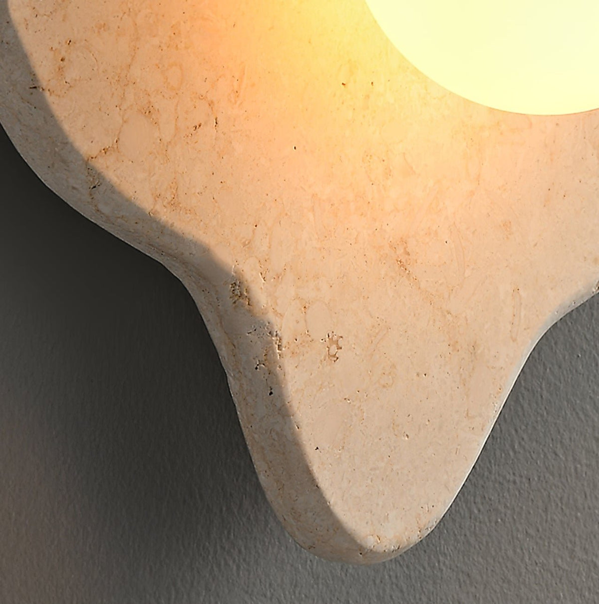 Bloom Rustic Marmor-Wandleuchte