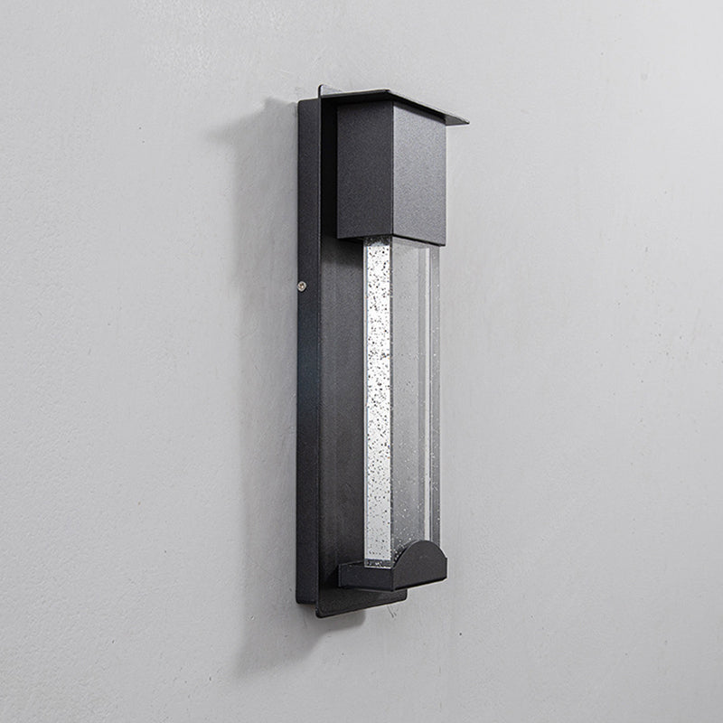 Ray Modern LED Wandleuchte Innen/Außen Gold Rechteckig Wasserdicht Metall