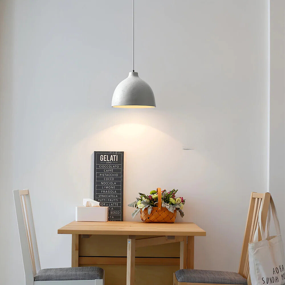 Avi Industriell LED Pendelleuchte Harz Schale Schlaf/Esszimmer