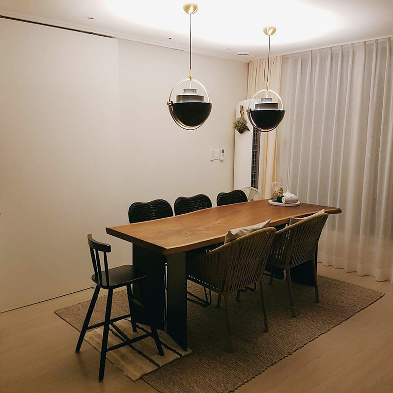 Kristy Modern LED Pendelleuchte Schwarz/Gold Esszimmer/Wohnzimmer