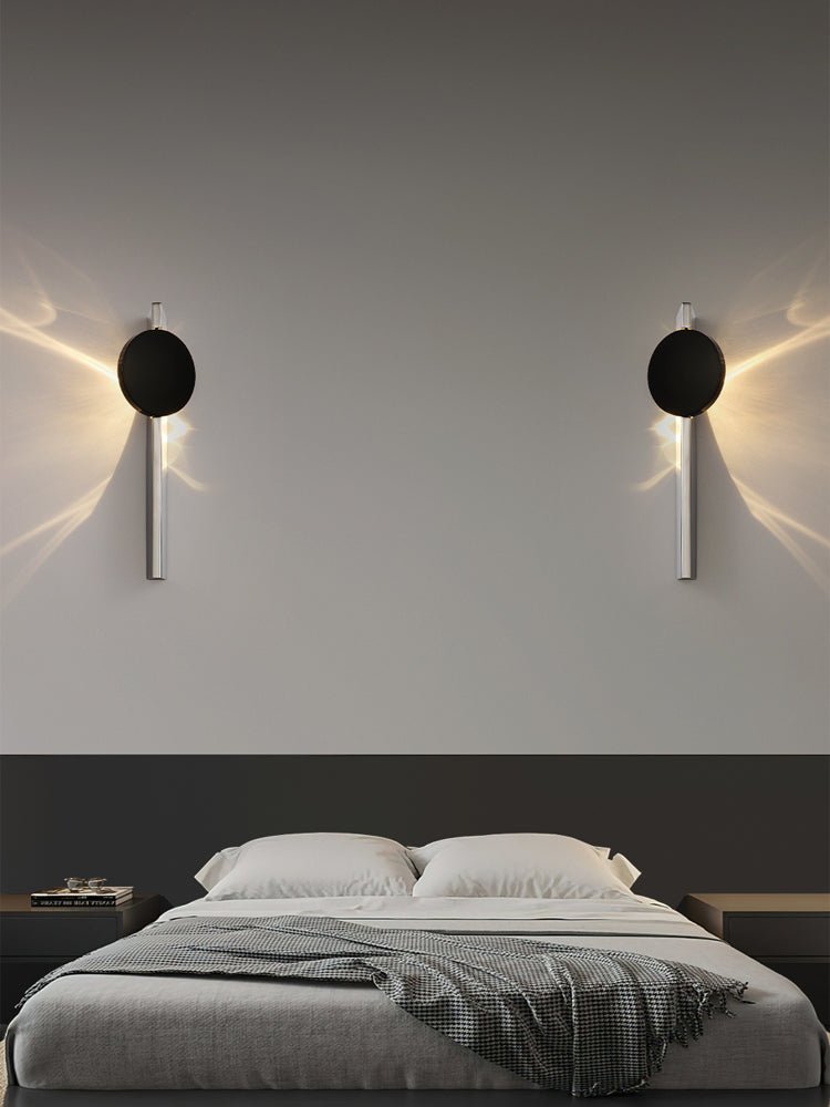 Pethr Wave Minimalistische Wandleuchte aus Stahl
