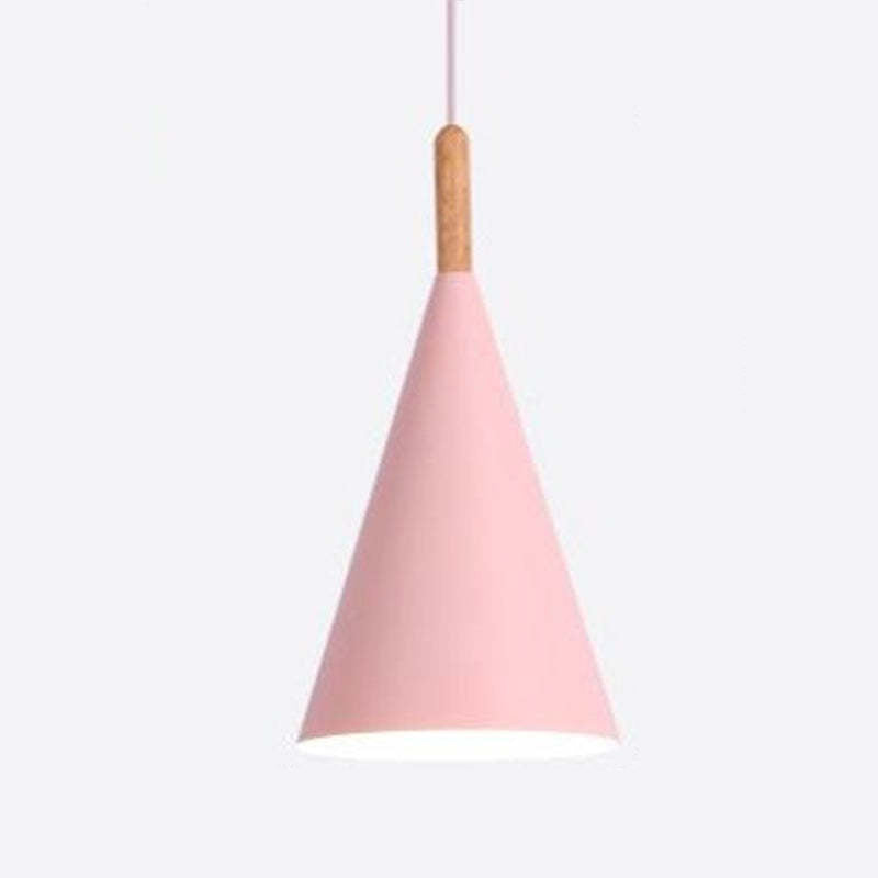 Arisha Modern LEDPendelleuchte Farbig Schlaf/Wohnzimmer Holz