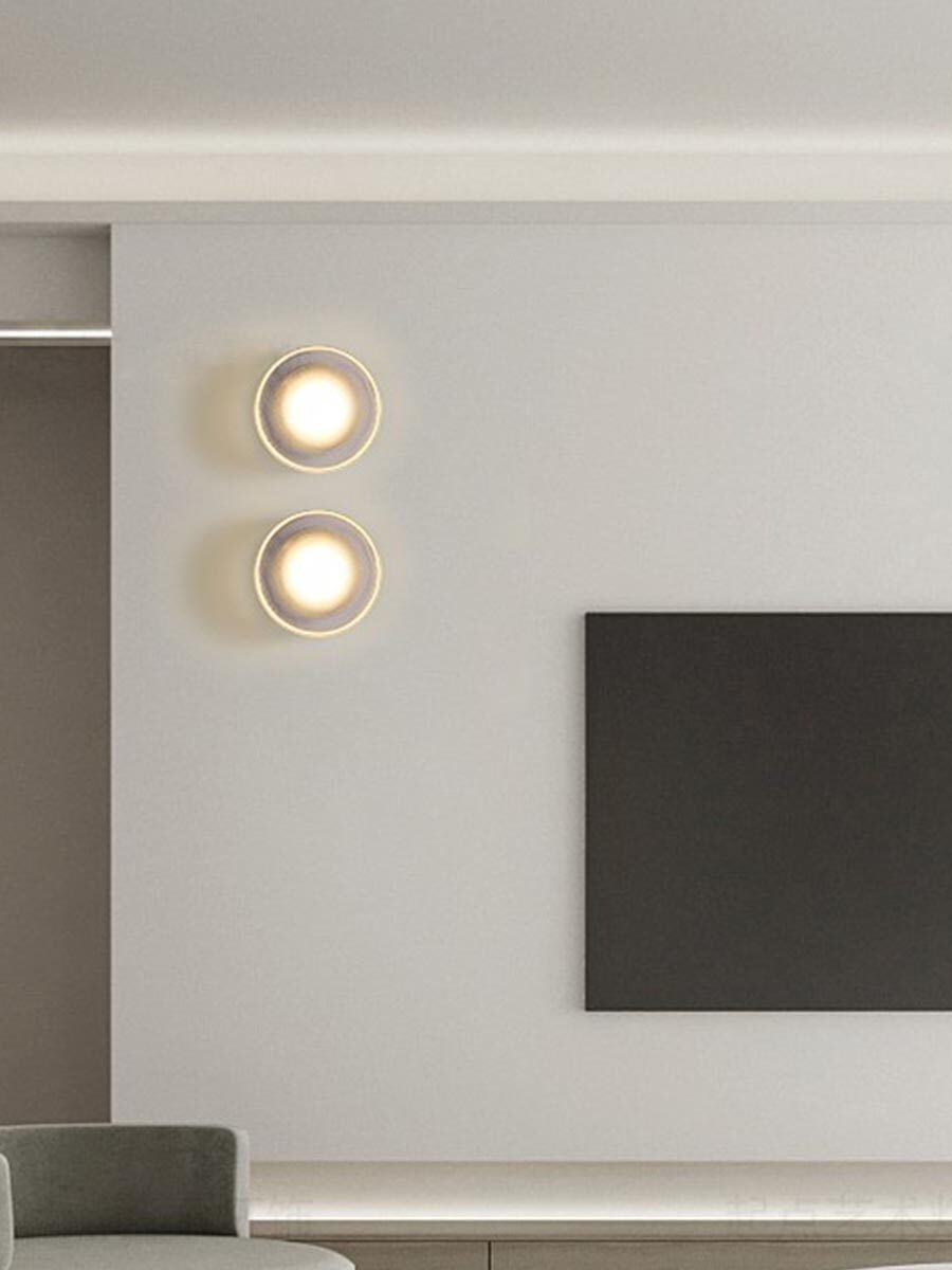 Noct Rippen-Glas-Wandleuchte