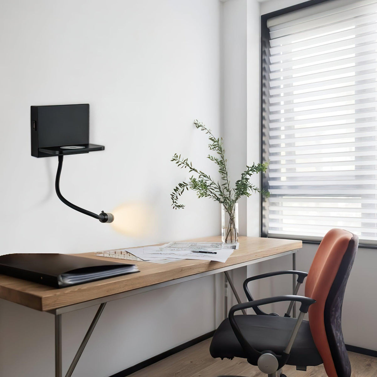 Vectra zeitgenössische minimalistische LED-Wandleuchte