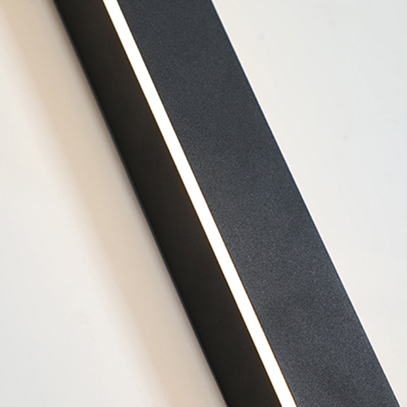 Arisha Minimalistische Wasserdichte LED Außenwandleuchte Schwarz Garten Korridor