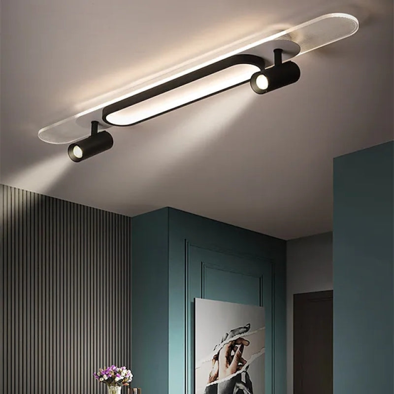 Arisha Modern LED Deckenstrahler 2 Flammig Wohn/Esszimmer Metall