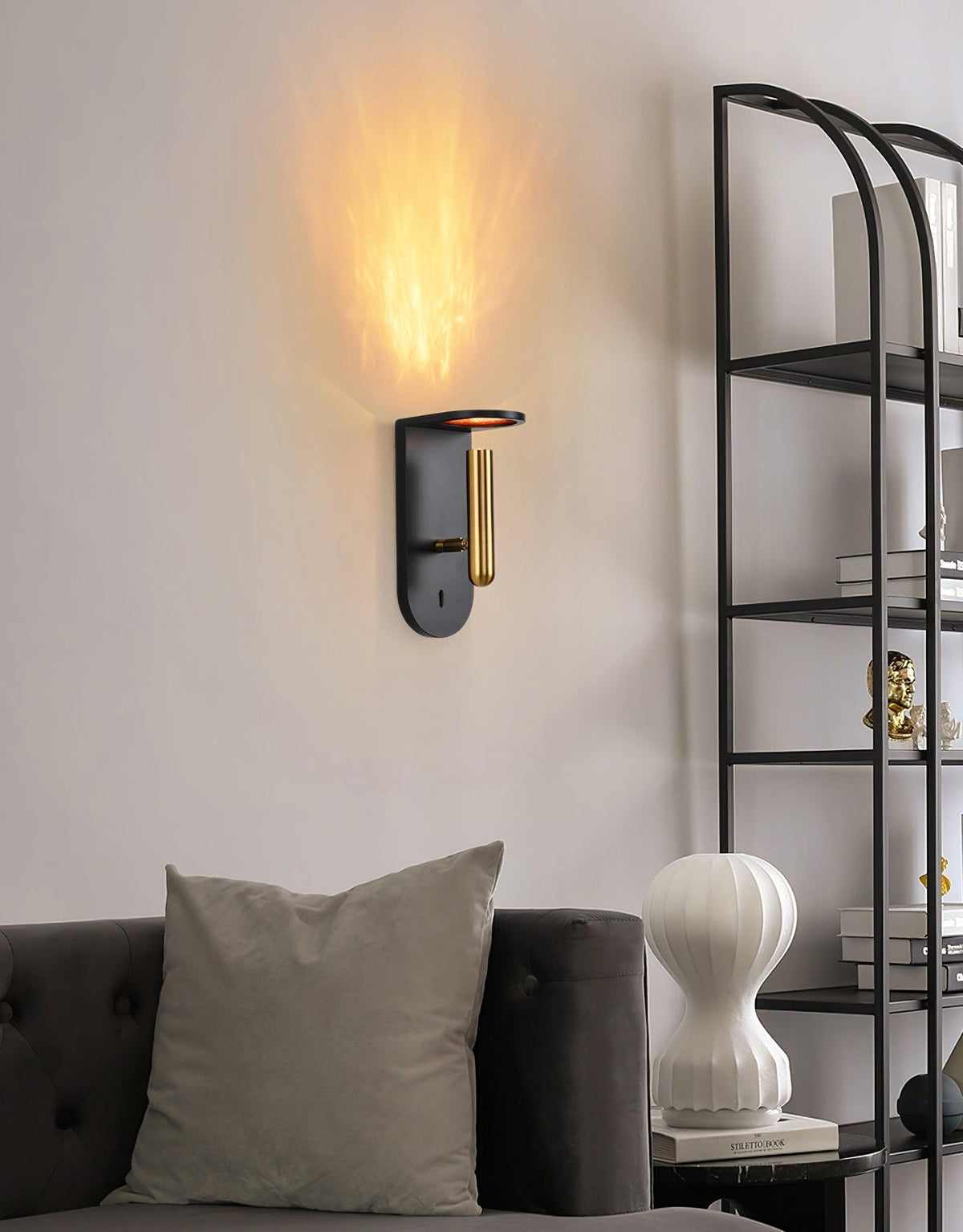 Caloaria Wandleuchte LED mit Ein-/Aus-Schalter verstellbar