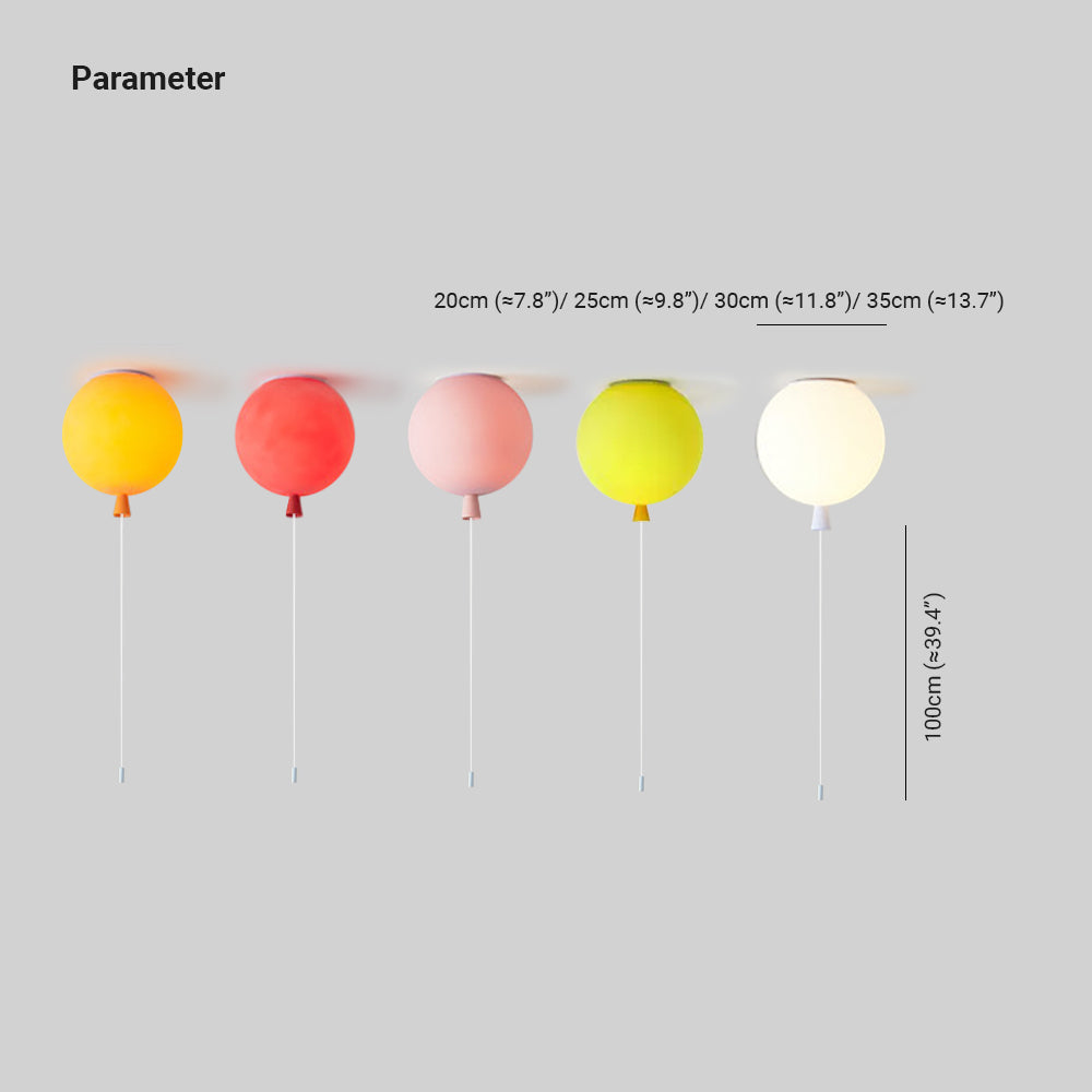 Arisha   Deckenleuchte Nordisch Bunt Ballon Kinder/Wohnzimmer