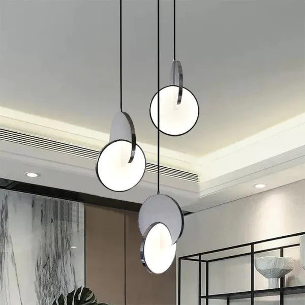 Arisha Modern LED Pendelleuchte Gold/Silver Schlaf/Wohn/Esszimmer Metall