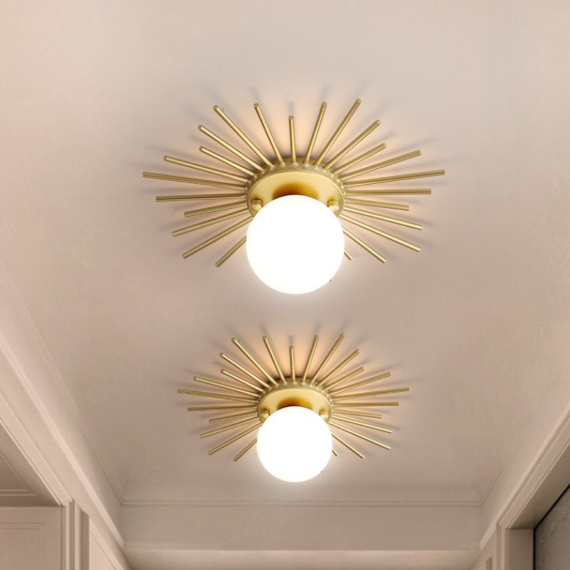 Elow Deckenleuchte Messing Sternform Glam moderne