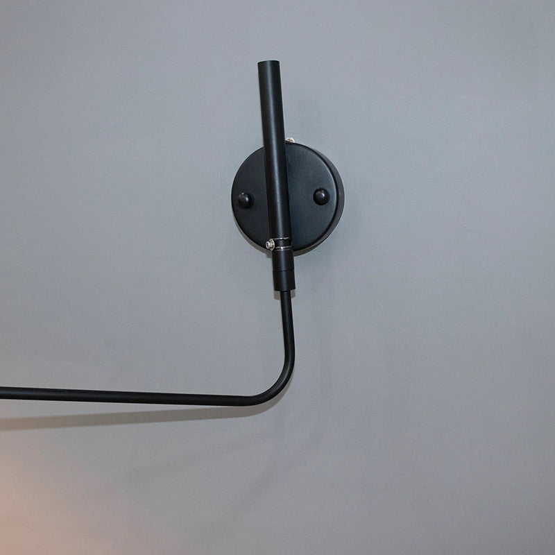Arisha Modern LED Wandleuchte Schwarz Wohn/Schlafzimmer Metall