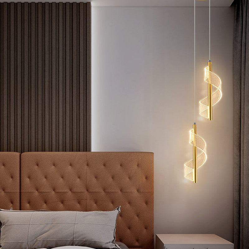 Arisha Vintage LED Pendelleuchte Bogen Schlaf/Esszimmer Metall