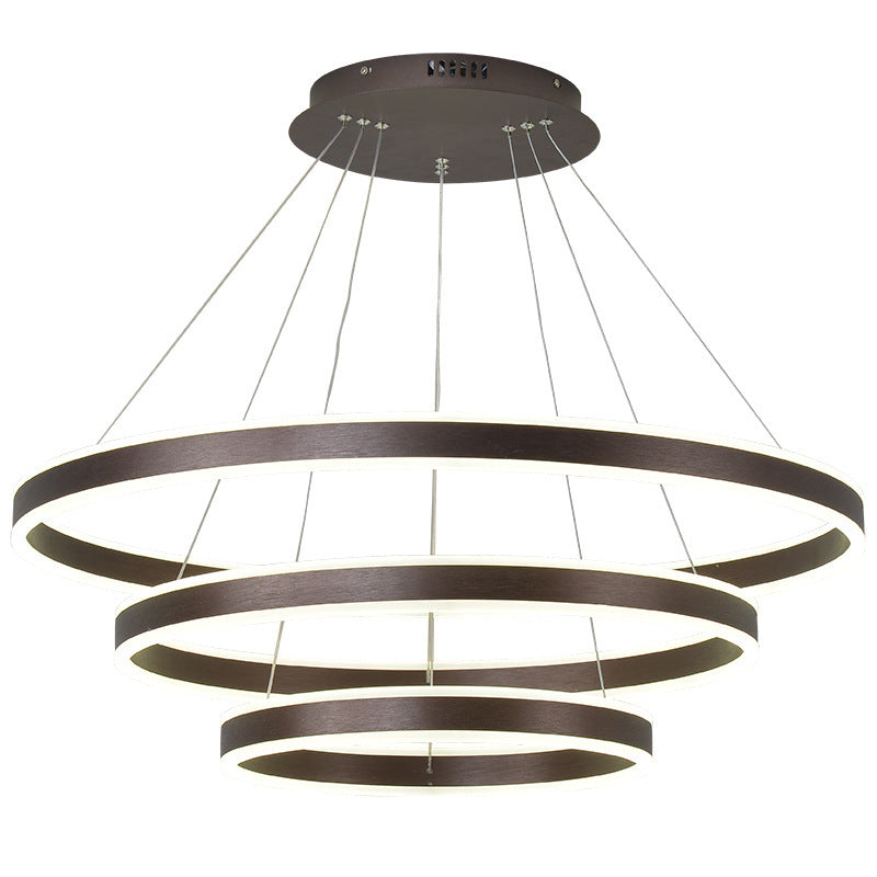 Arisha Moderne LED Pendelleuchte Schwarz Schlafzimmer/Wohnzimmer