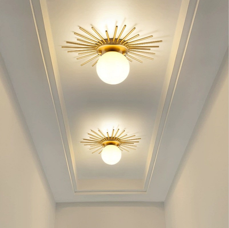 Elow Deckenleuchte Messing Sternform Glam moderne