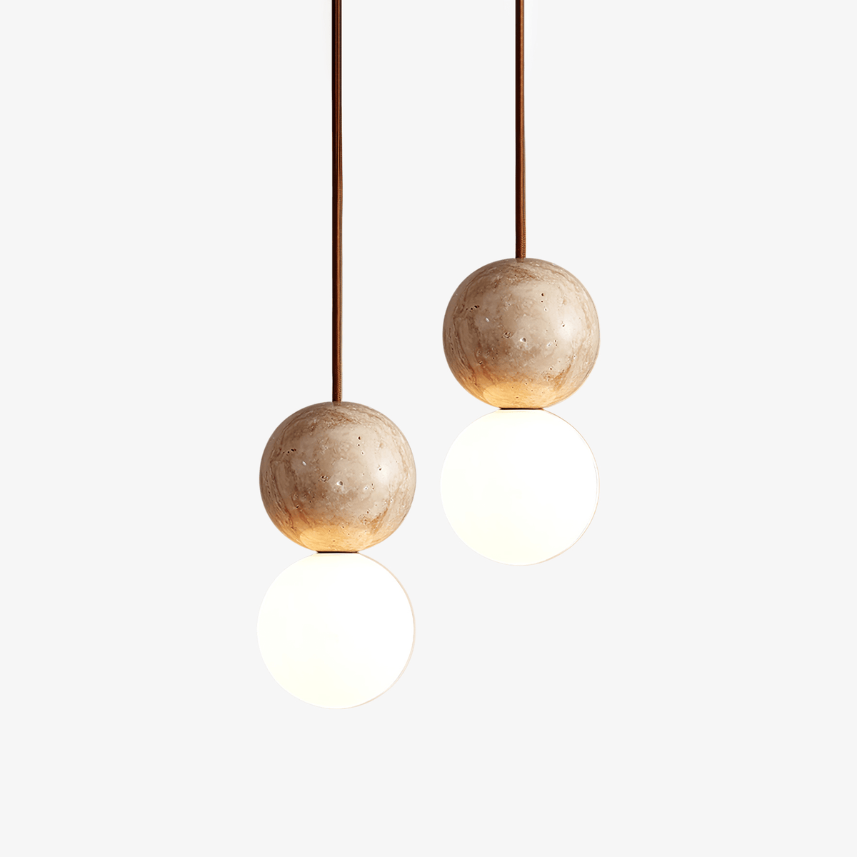 Serinelle Travertine Pendelleuchte