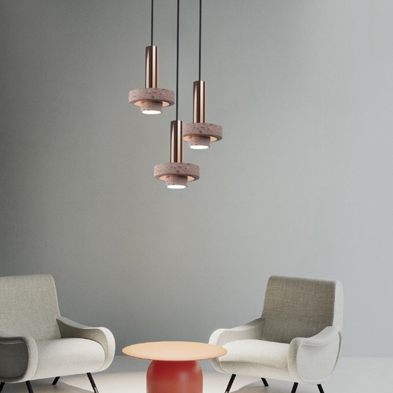 Arisha Modern LED Pendelleuchte Zylinder Wohn/Schlafzimmer Metall
