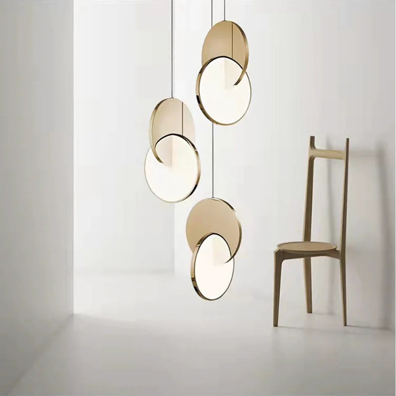 Arisha Modern LED Pendelleuchte Gold/Silver Schlaf/Wohn/Esszimmer Metall