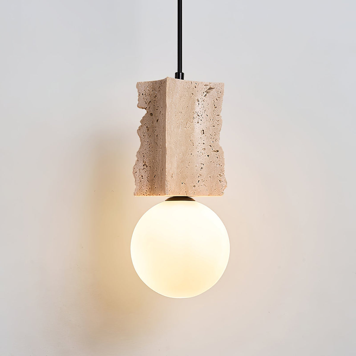 Travertine Raw Edge Pendelleuchte