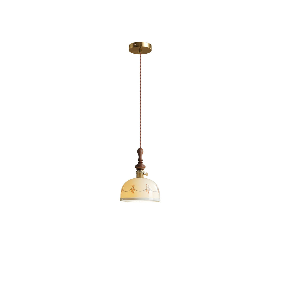 Ceraeyre Vintage Keramik-Pendelleuchte