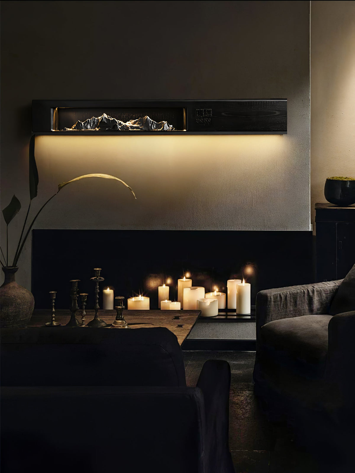 Matthew Moderne Holz-Wandleuchte