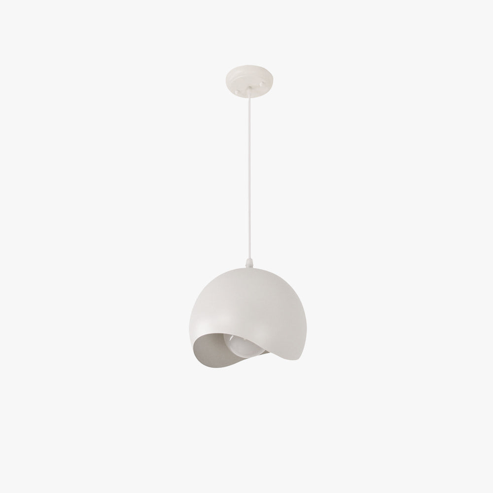 Arisha Kreative Globe Pendelleuchte Weißes Metall Schlafzimmer/Wohnzimmer