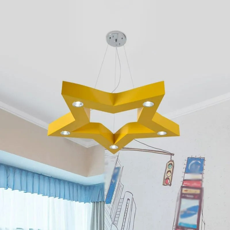Aria Pendelleuchte Sterndesign, 4 Farben