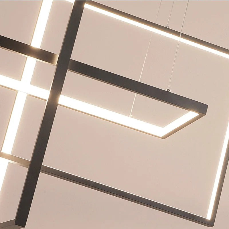 Postmoderne Geometrische Pendelleuchte für Wohn- & Esszimmer
