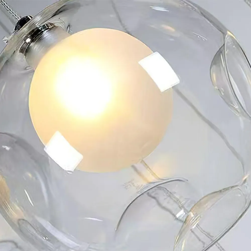 Arisha Mehrfachköpfe Globus Cluster Kronleuchter Glas Wohnzimmer Esszimmer