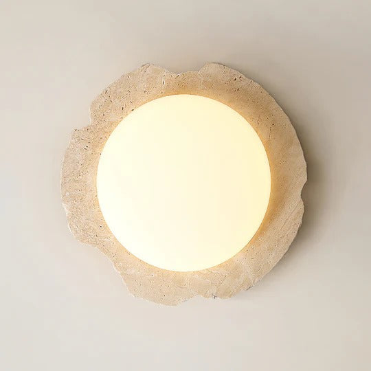 Nimbe Halo Travertine Deckenleuchte
