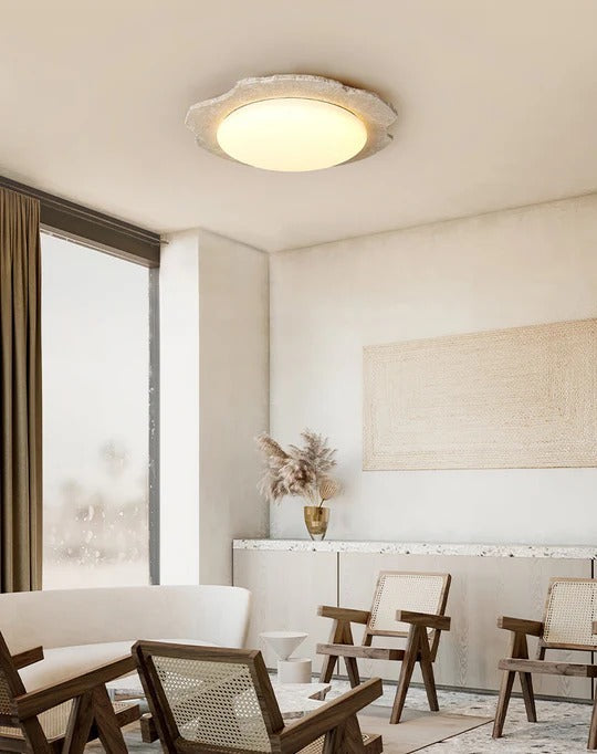 Nimbe Halo Travertine Deckenleuchte