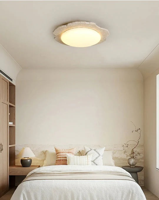 Nimbe Halo Travertine Deckenleuchte