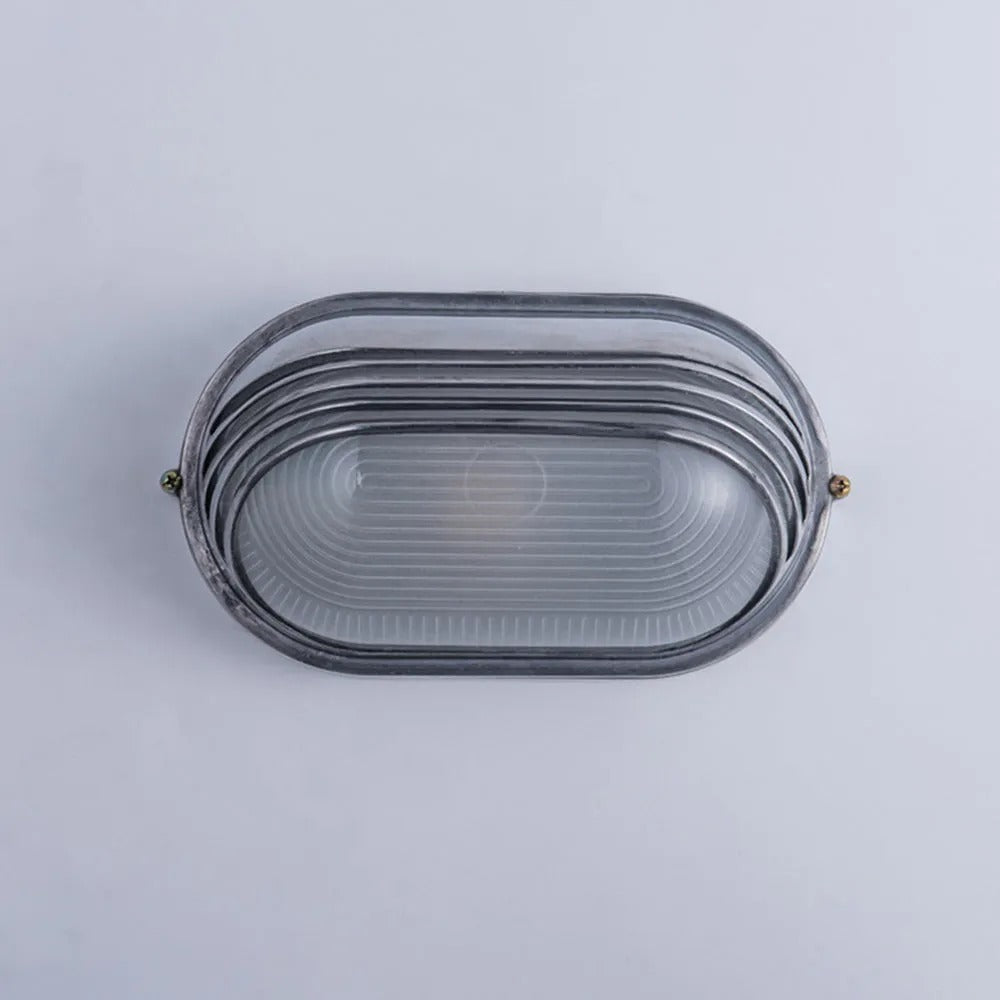 Ray Wasserdichte Wandleuchte Modern Silbrig,Außen, Metall Glas