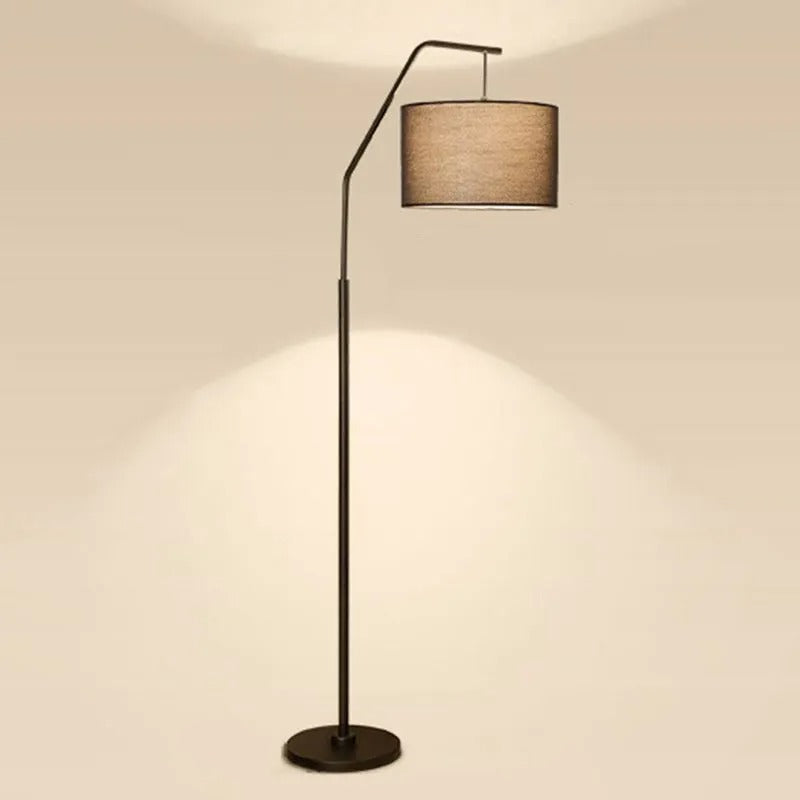 Arisha Modern Stehleuchte Cylinder, 6 Farben, Wohnzimmer, Metall Stoff