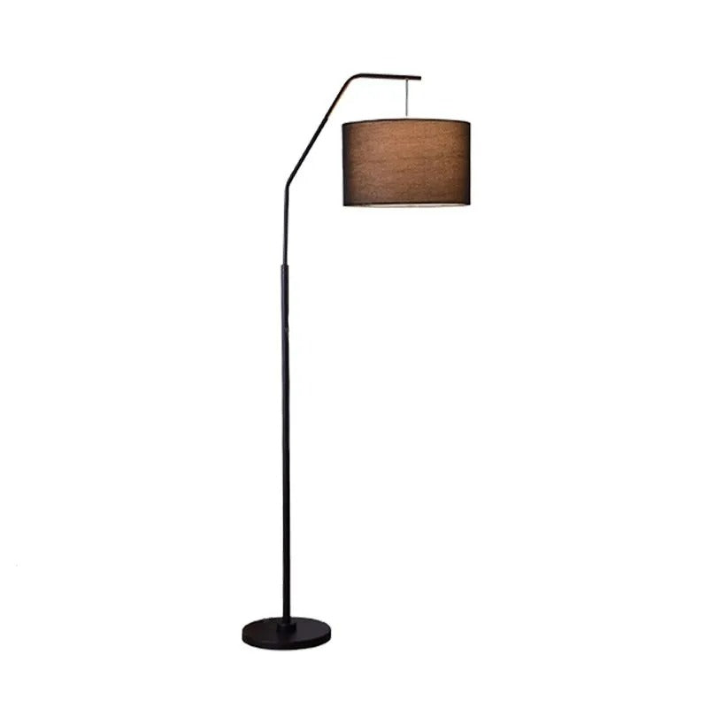 Arisha Modern Stehleuchte Cylinder, 6 Farben, Wohnzimmer, Metall Stoff