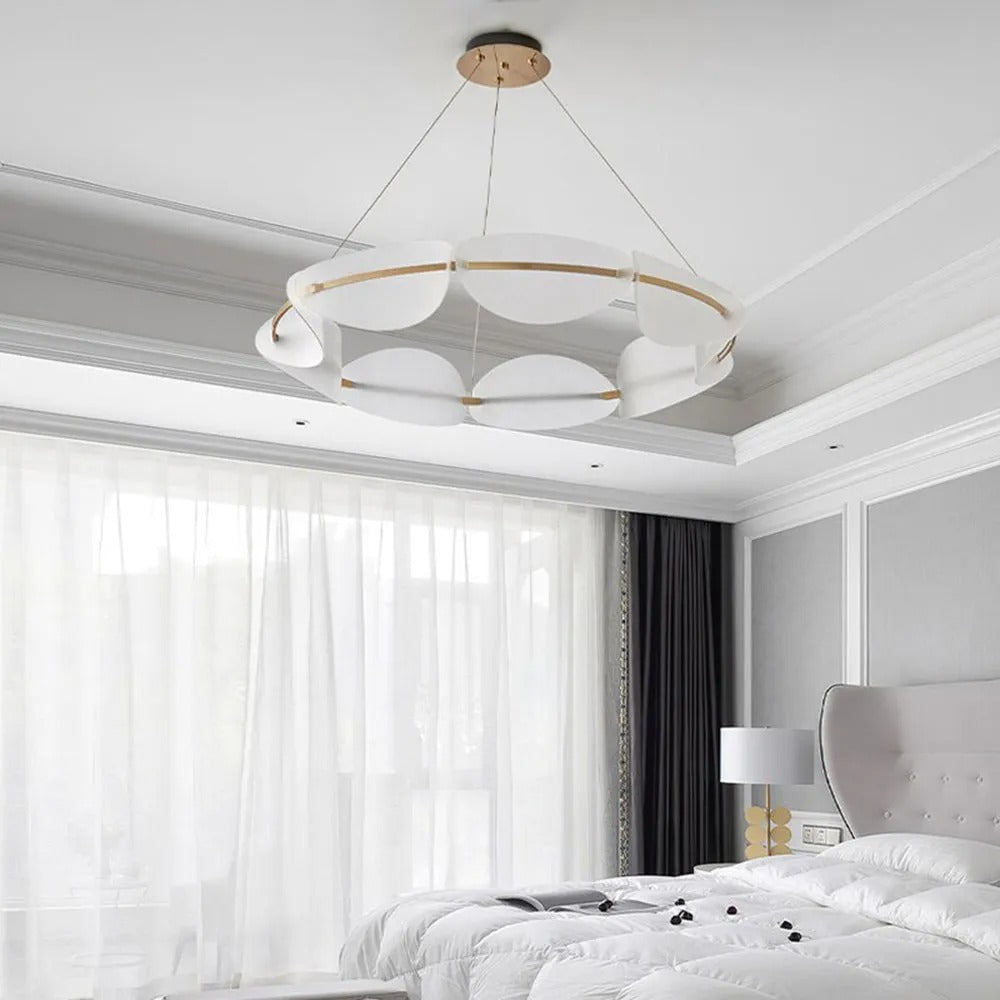 Arisha Pendelleuchte Farbtemperatur Schaltbar Weiß, Metall, Esszimmer