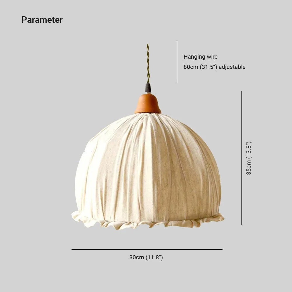 LED Pendelleuchte Weiß Esszimmer/Schlafzimmer Stoff