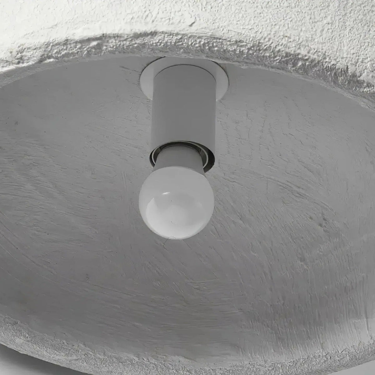 Avi LED Pendelleuchte Schale Grau Schlaf/Esszimmer Metall