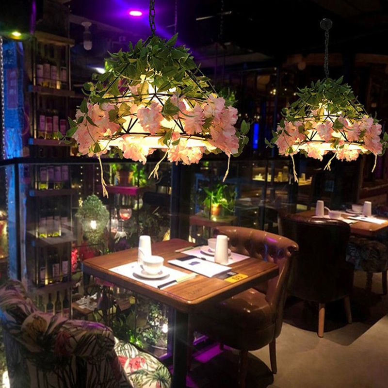 Ritta Pendelleuchte Blume, Metall für Wohnzimmer