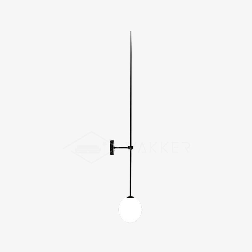 Veluelle zeitgenössische minimalistische mobile Pendelleuchte aus Glas Wandleuchte