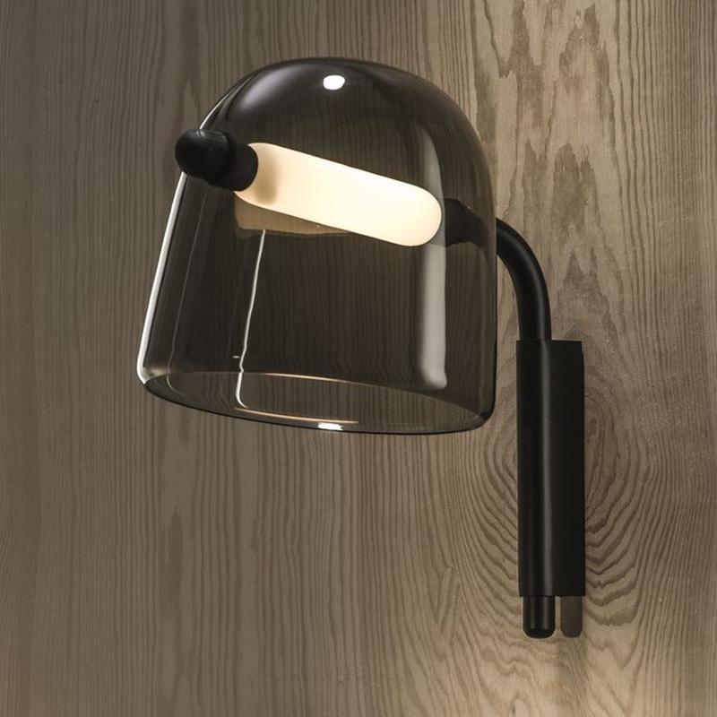Penumbra Premium zeitgenössische Kunstglas-Wandleuchte