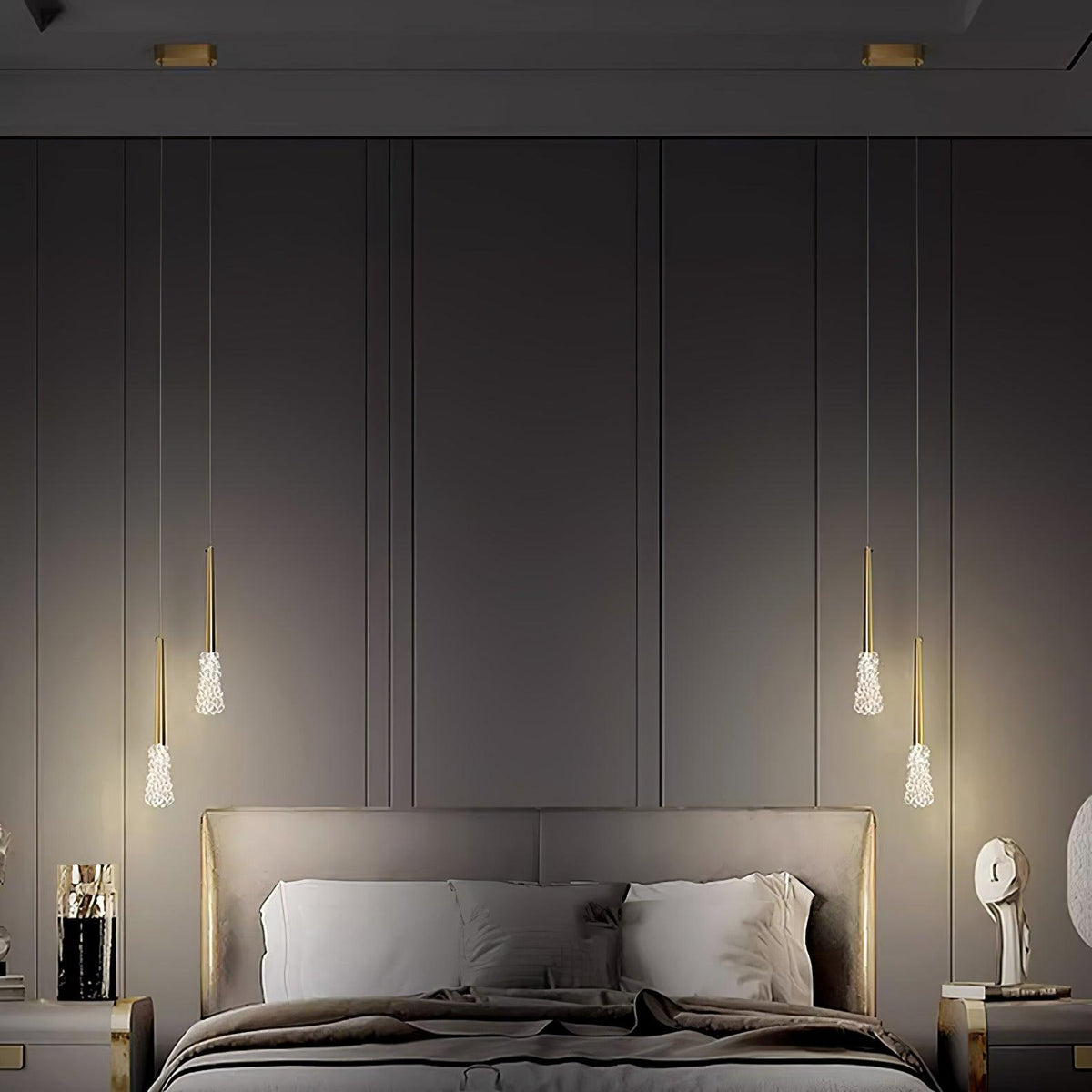 Mozzi moderne Pendelleuchte aus Kristall