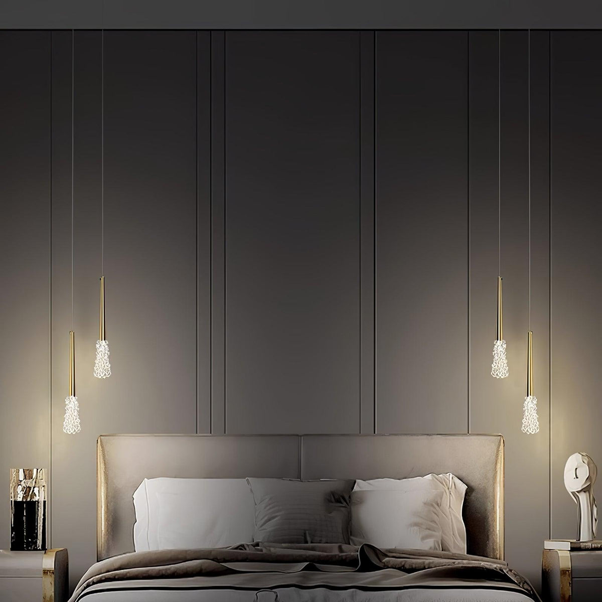 Mozzi moderne Pendelleuchte aus Kristall