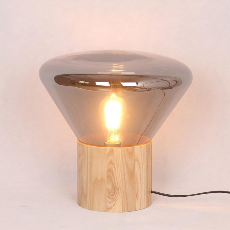 Sylirella Minimalistische Tischleuchte aus Holz