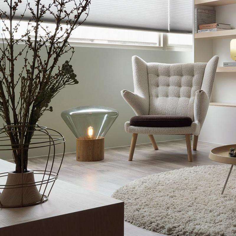 Sylirella Minimalistische Tischleuchte aus Holz